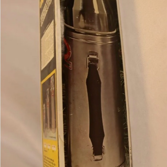 THERMOS VTG Uno-Vac Stainless Steel Vacuum Bottle 1 Qt. WOB UNBREAKABLE CUP TOP - Picture 11 of 16